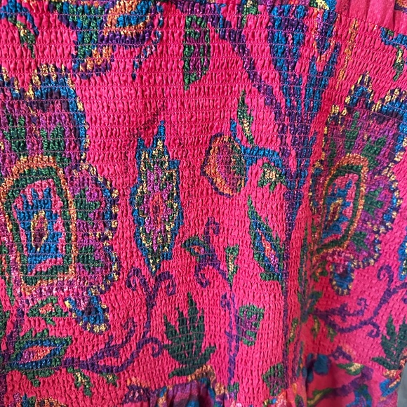 Johnny Was Workshop Tiered Floral Short Dress Size XL NWT - Picture 9 of 13